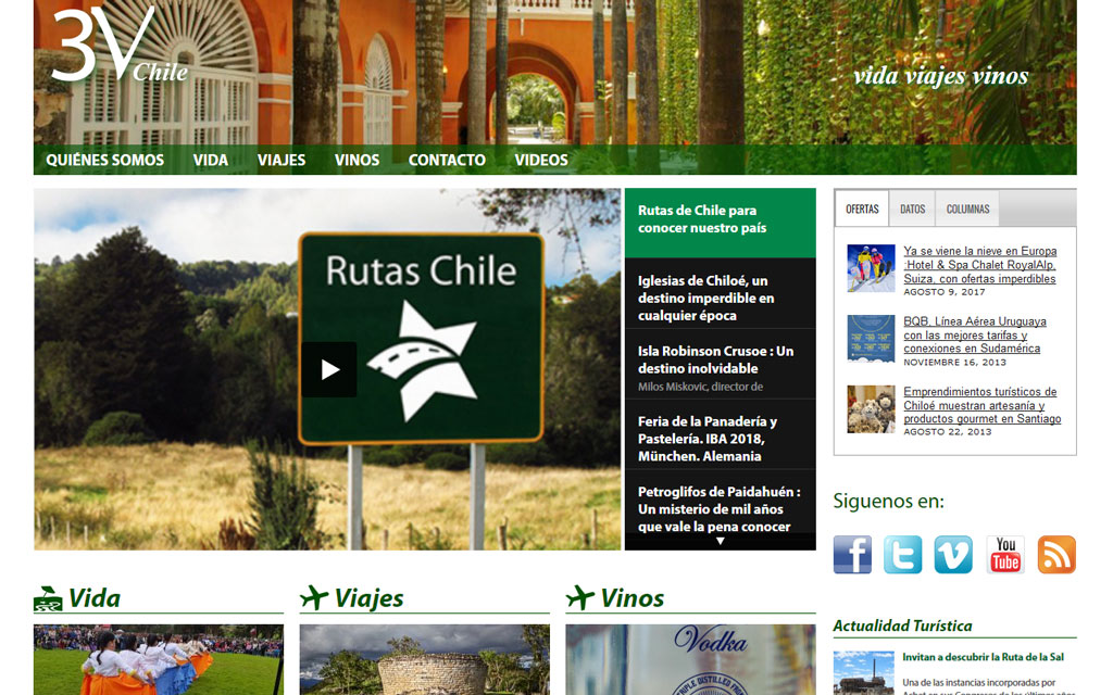 3Vchile: Diseño, WordPress, HTML, CSS